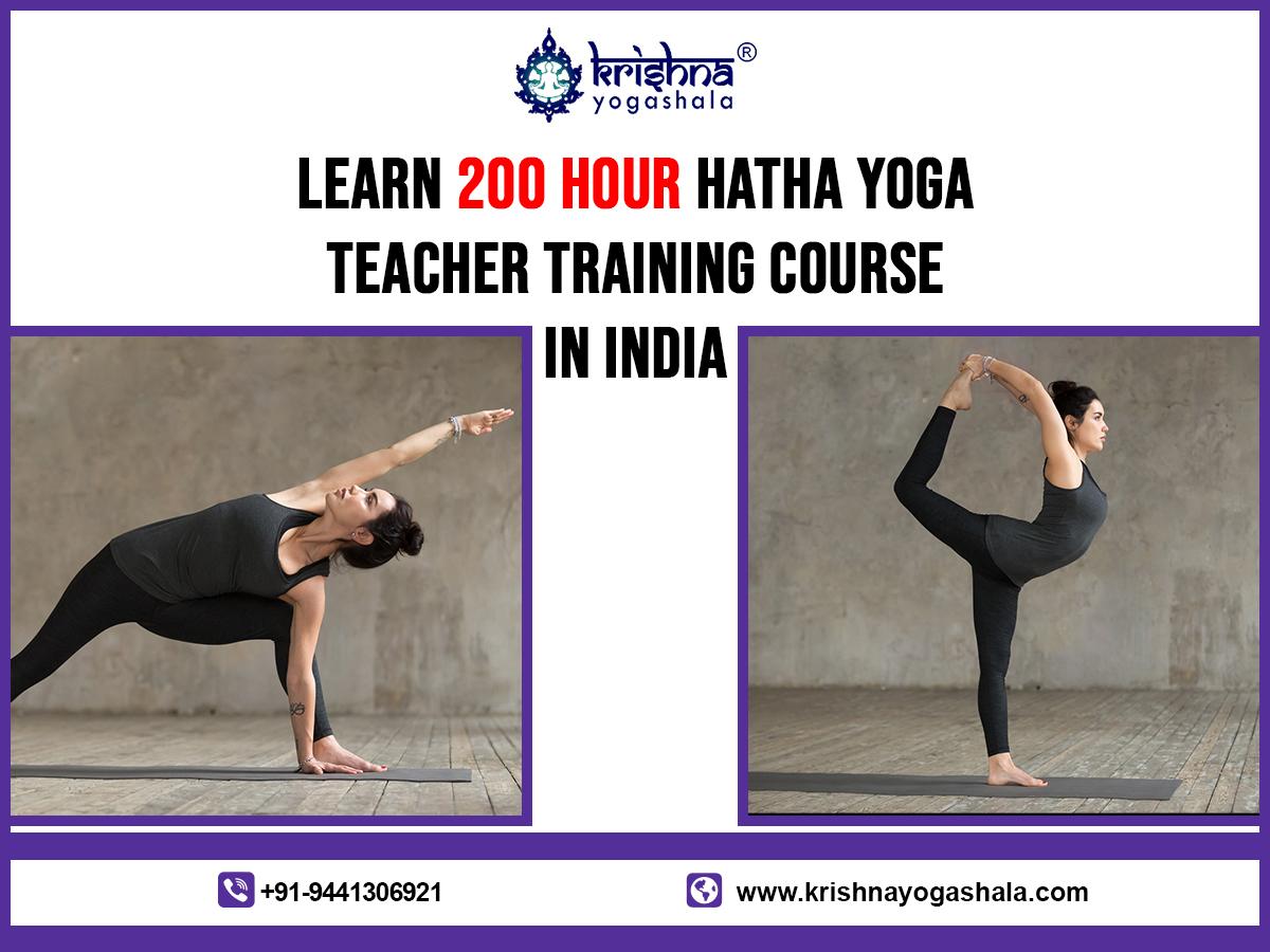 Learn 200 hours Hatha Yoga teacher training course in India