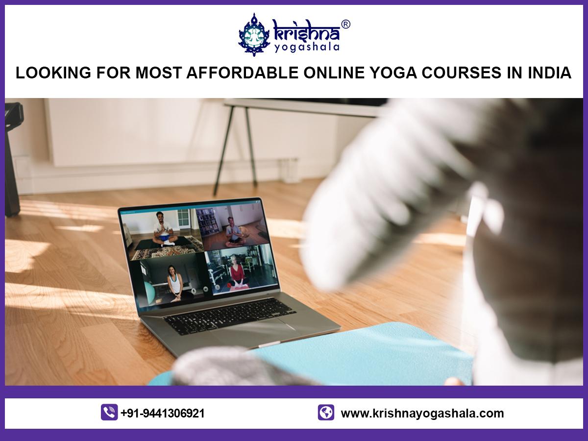 Looking for Most Affordable Online Yoga Courses in India